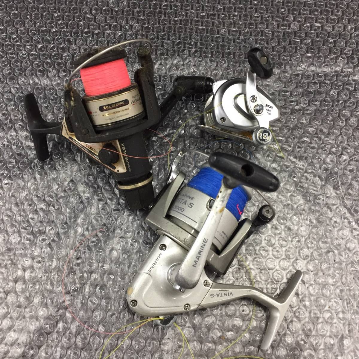 G051(6520)-448 リール 大量まとめ 約6.52㎏ 状態様々 DAIWA SHIMANO