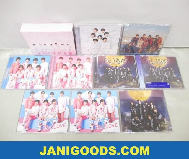 ゼ*イ様 なにわ男子 CDまとめ売り シングル 初心Love〜Dokiit 全形