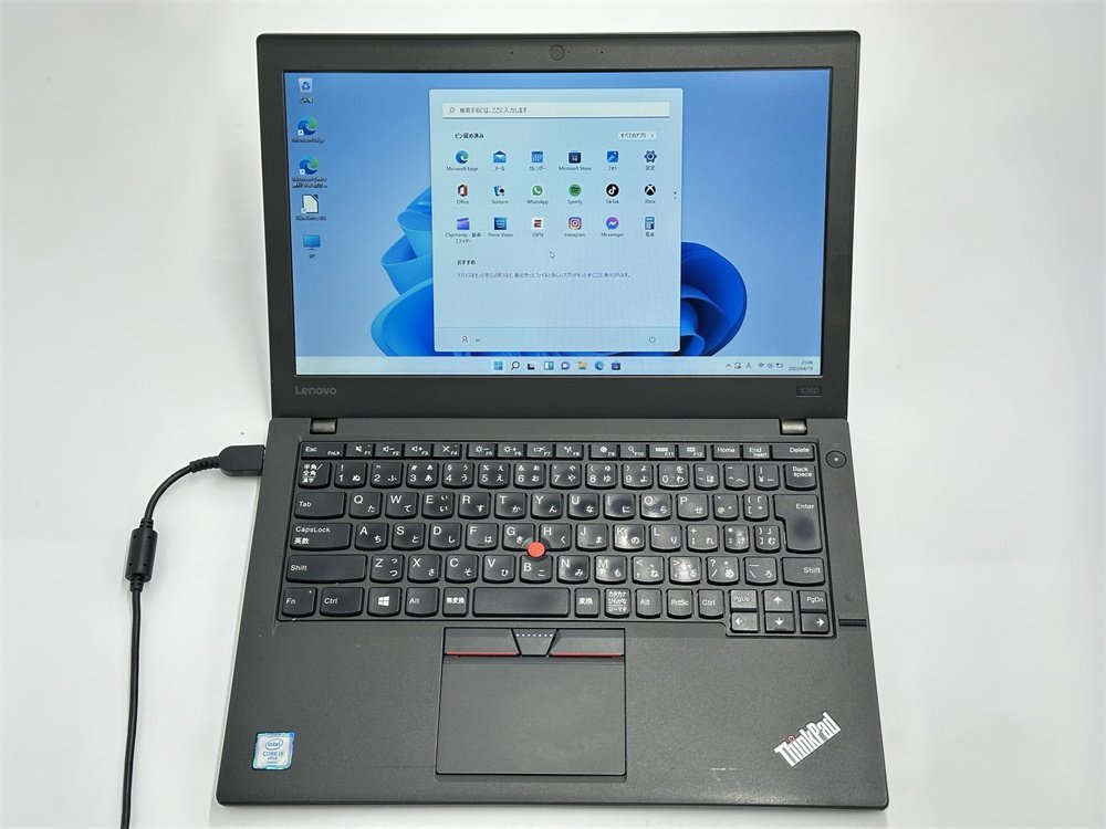 1円～ 保証付 12.5型 高速SSDノートパソコン Lenovo X260 中古動作良品 第6世代Core i5 8GB Wi-Fi Bluetooth カメラ Windows11 Office