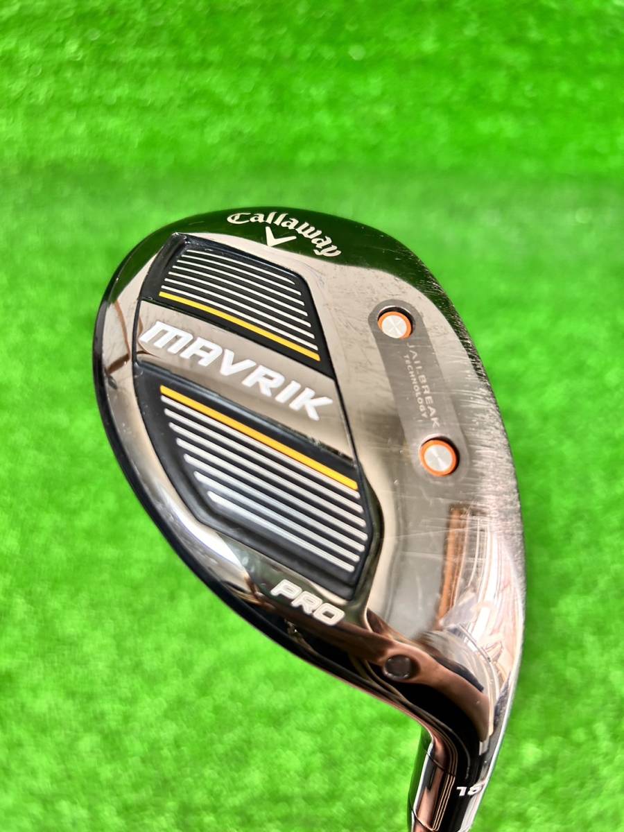 TO003【Callaway】MAVRIK 2UT 18度 N.S.PRO MODUS350 HYBRID/S.370装着 ヘッドカバー付 マーベリック 中古品