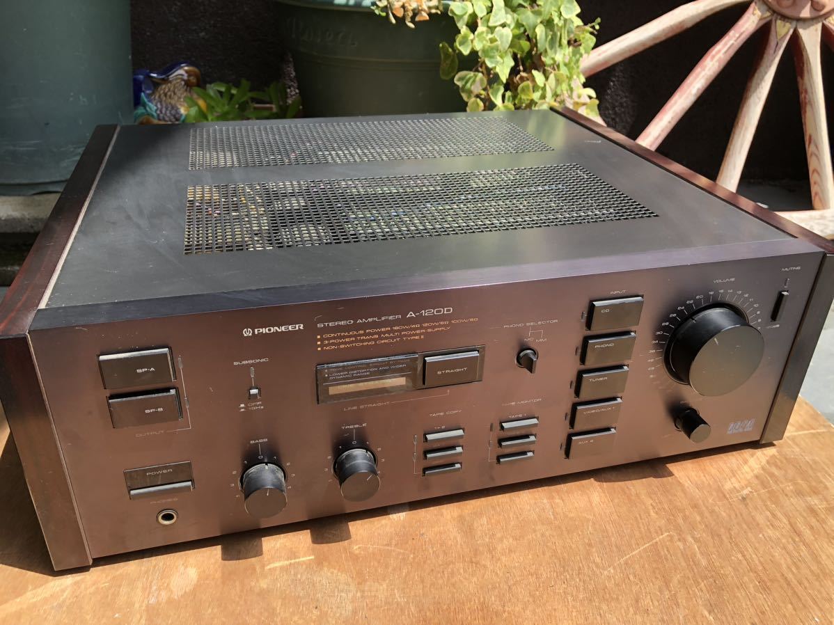 PIONEER パイオニア　プリメインアンプ　通電確認済　送料無料 MK0421Y】Pioneer パイオニア ステレオプリメインアンプ A-1200 音楽