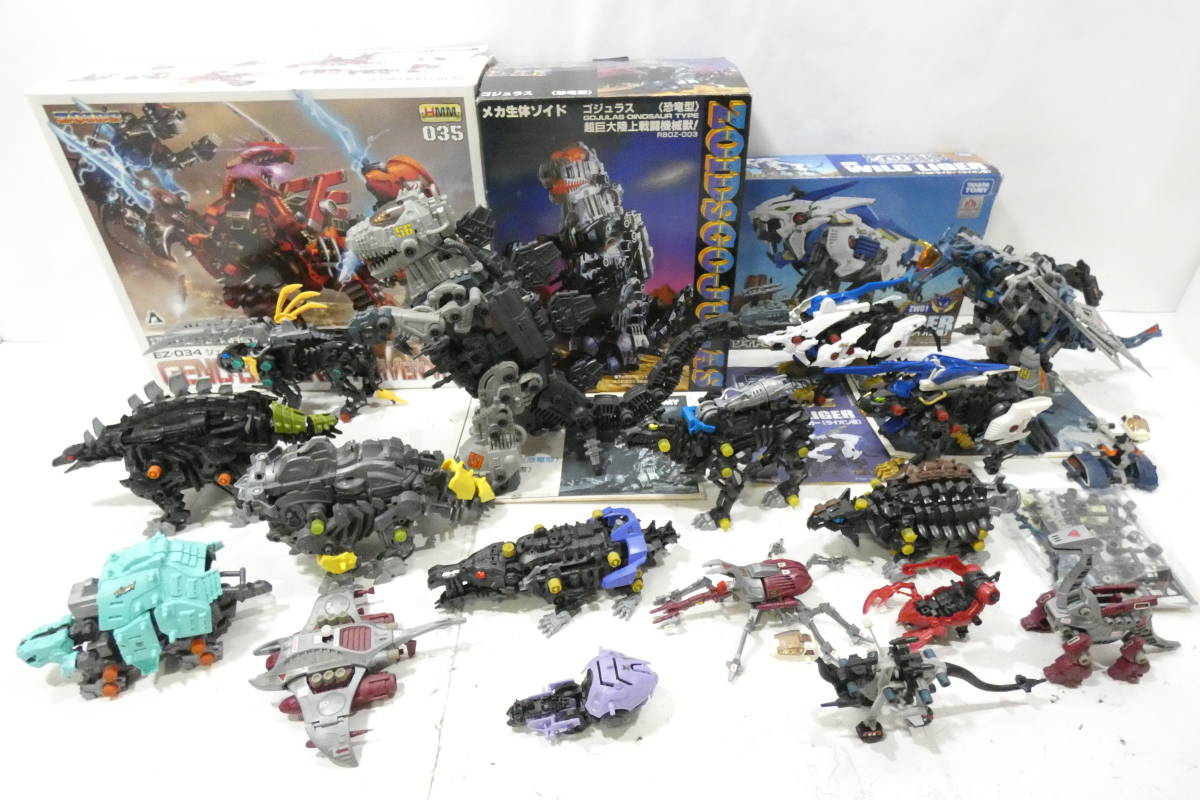  4299T/ZOIDS ゾイド EZ-034 ジェノブレイカー レイヴン仕様 ゴジュラス ファングタイガー サラマンダー ワイルドライガー他 現状(ゾイド)｜売買されたオークション情報、yahooの商品情報をアーカ ゾイド