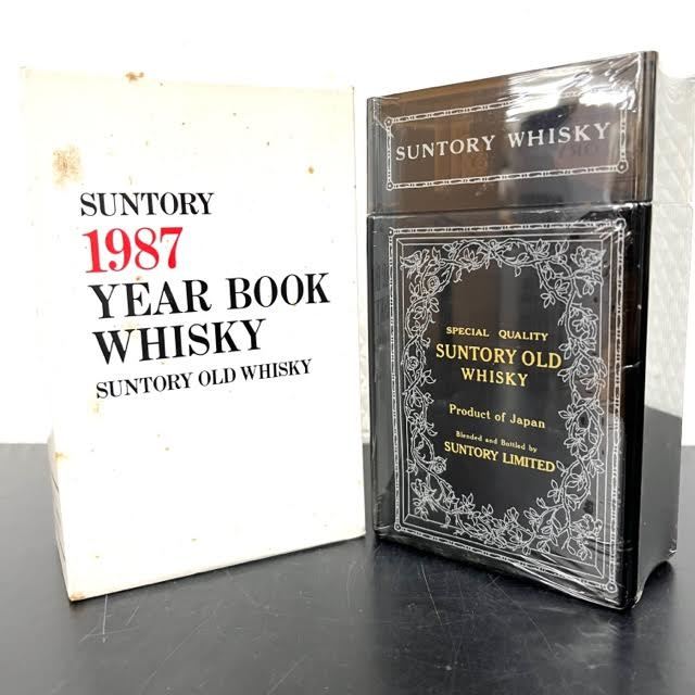 SUNTORY 1987 YEAR BOOK WHISKY 未開栓 箱付き 未開栓】SUNTORY OLD