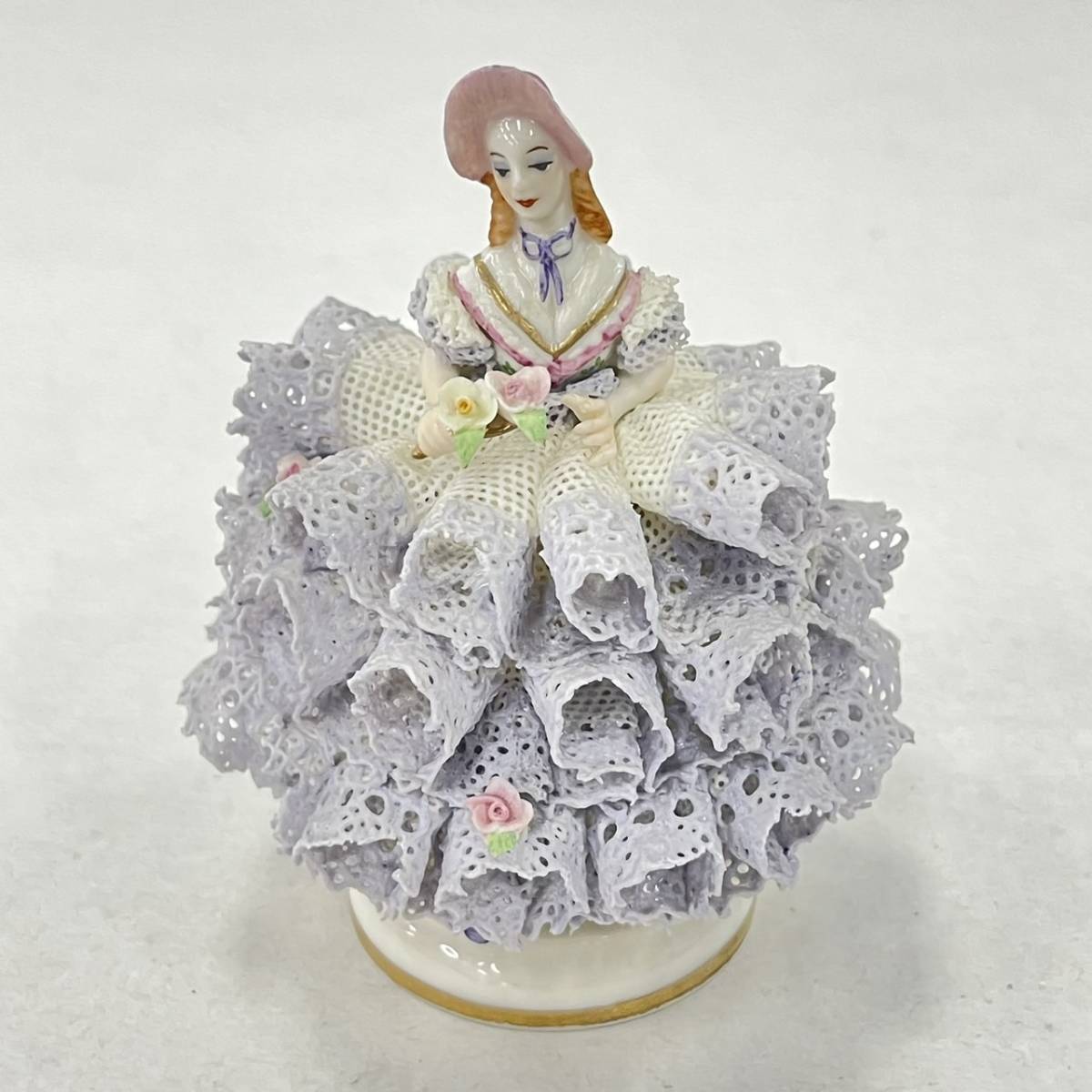 美品・アイリッシュドレスデン IRISH DRESDEN 干支 羊 未年 ブルー