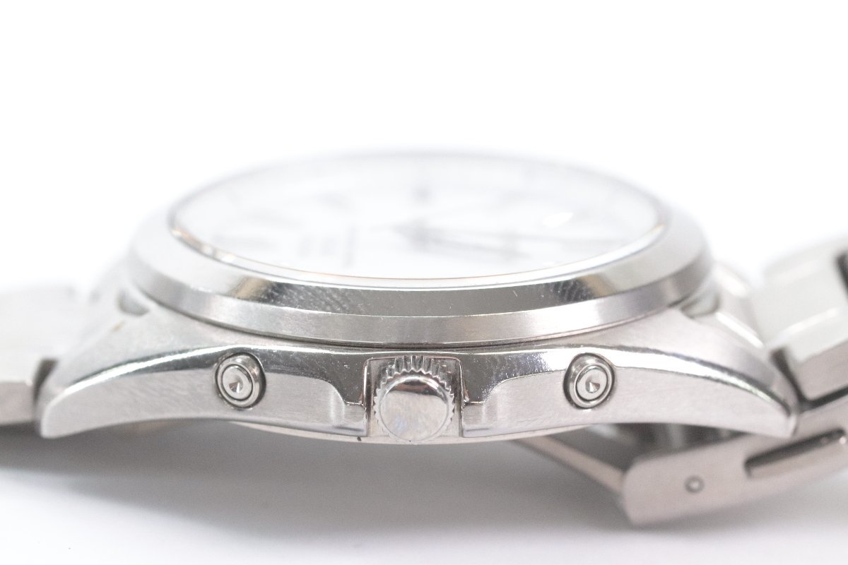 SEIKO セイコー 7B52-0AK0 電波ソーラー デイト チタン メンズ 腕時計 