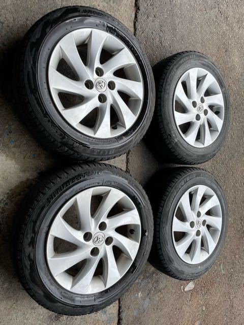  bb純正アルミホイール スタッドレスタイヤ 175／65R15(スタッドレスタイヤ)｜売買されたオークション情報、yahooの商品情報をアーカイブ公開 - オークファン 4穴