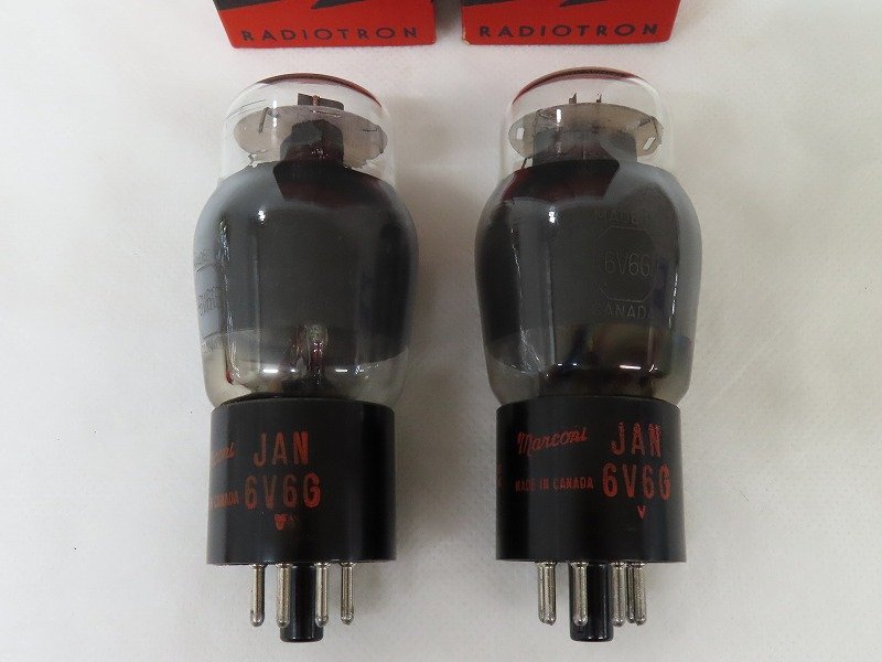 JAN 6V6G 真空管 Canadian Marconiペア JAN 6V6G 真空管 Canadian