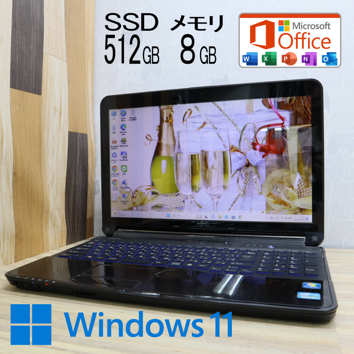 ☆美品 高性能2世代i3！新品SSD512GB メモリ8GB☆Dynabook T451 Core