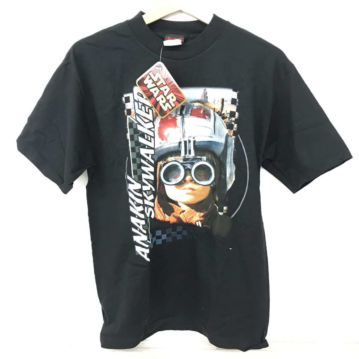 送料185円 タグ付き STARWARS スターウォーズ アナキン スカイウォーカー オフィシャルTシャツ 大人用フリーサイズ TOMY[J5478]