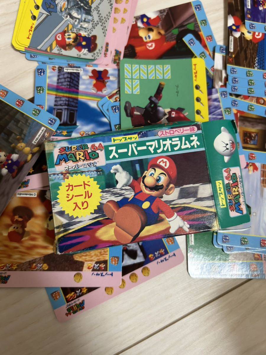 カードダス す当時物 スーパーマリオ64ラムネ食玩(スーパーマリオ