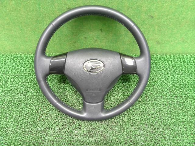 しょうページ L455S⁄465S タントエグゼ ステアリング ハンドル 茶木目 タントエグゼ