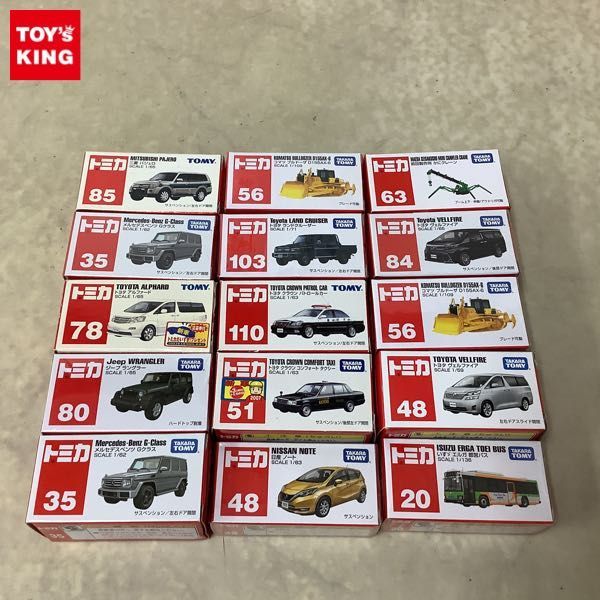 1円〜 訳あり トミカ メルセデスベンツ Gクラス、トヨタ ヴェルファイア、いすゞエルガ 都営バス 他