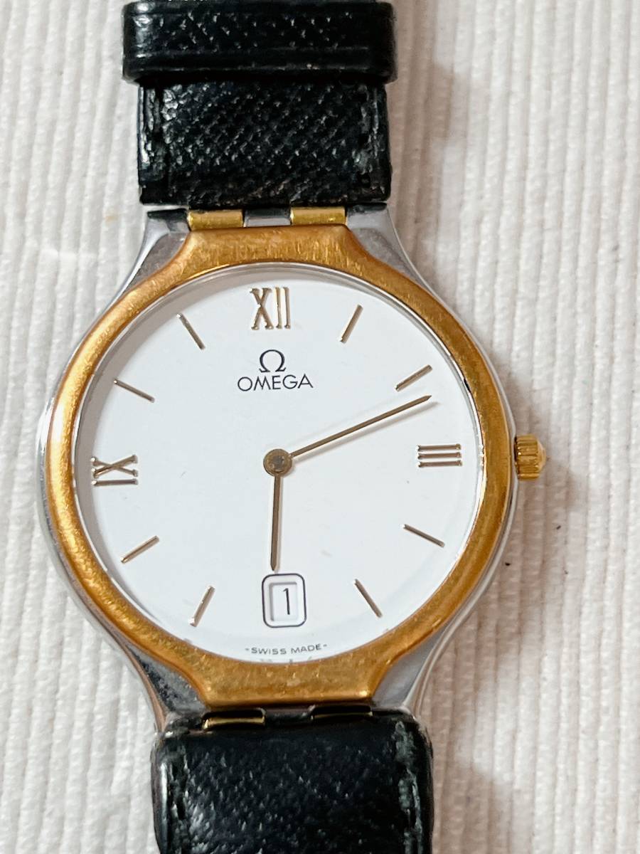 1円～ジャンク品　オメガ　クォーツ　mMー9