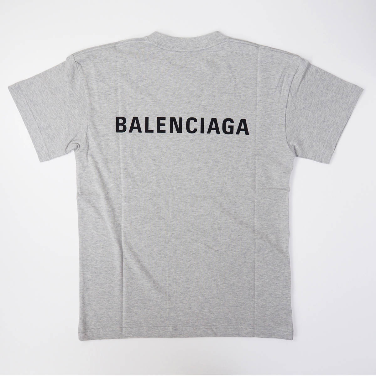 激安大特価，100%新品 正規品 BALENCIAGA バレンシアガ ブランド ロゴ ユニセックス バック プリント クルーネック Tシャツ size M(男性用)｜売買されたオークション情報、yahooの商品情報をアーカイブ公開 - オークファ 男性用