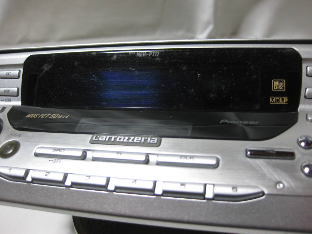 K-1693 Carrozzeria カロッツェリア MEH-P717 1Dサイズ MDデッキ 故障