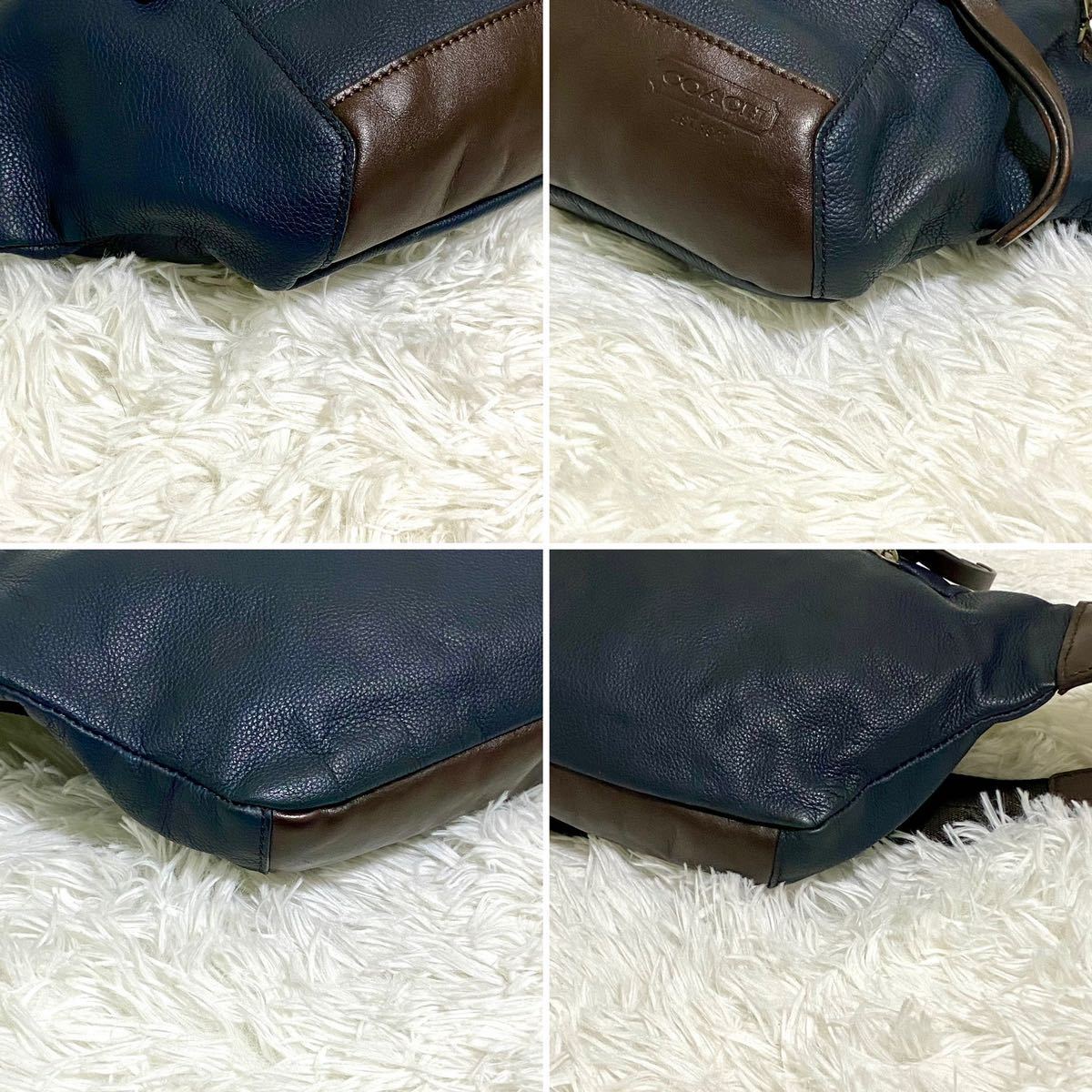 1円〜《極上品》COACH コーチ トンプソン ボディバッグ ウエストポーチ 