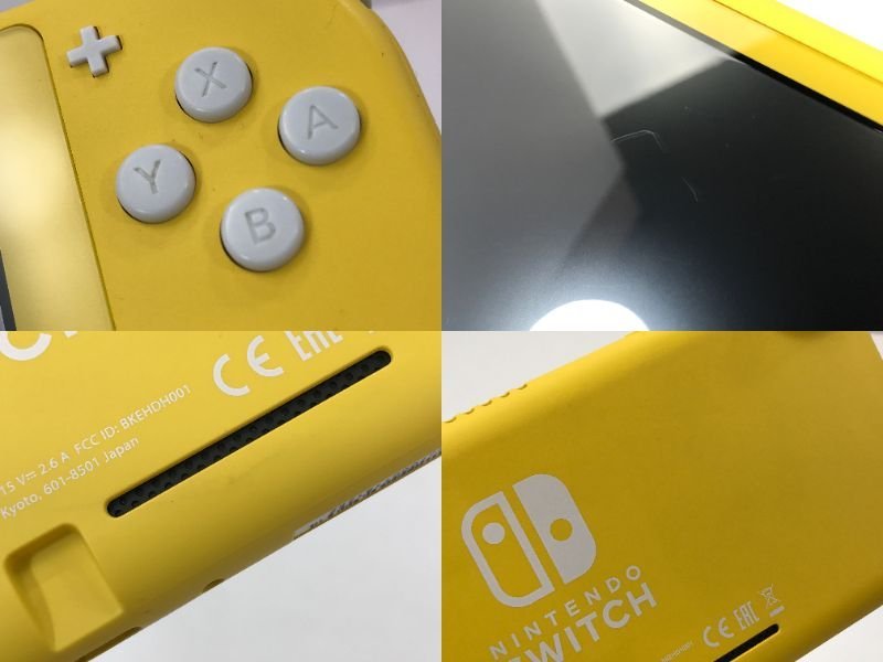 TAG・現状品】☆1円～ ☆Nintendo Switch Lite イエロー☆本体と
