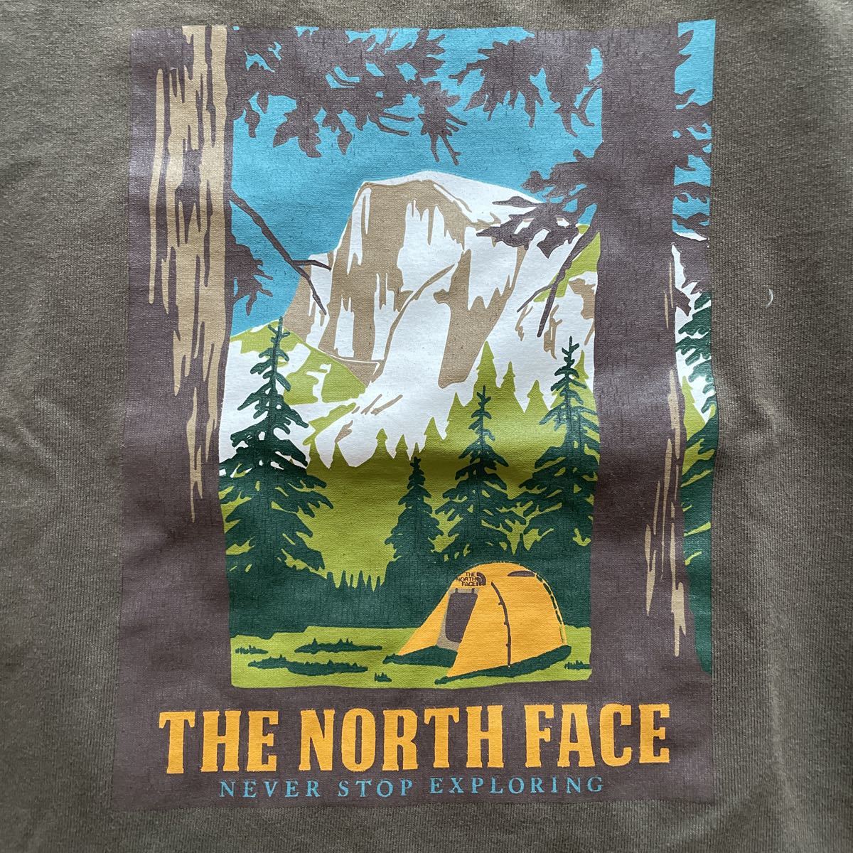 ノースフェイス　the north face 120 キッズ　Tシャツ　グリーン　カーキ　半袖　boys_2