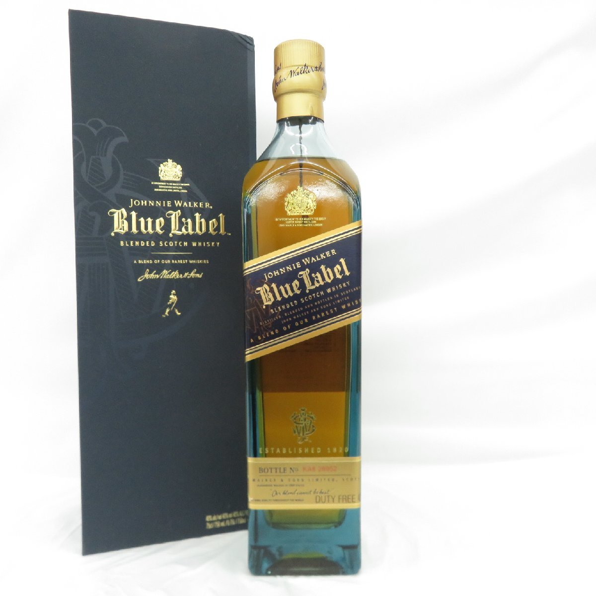 【未開栓】Johnnie Walker ジョニーウォーカー ブルーラベル ウイスキー 750ml 40% 箱付 11264906 0427