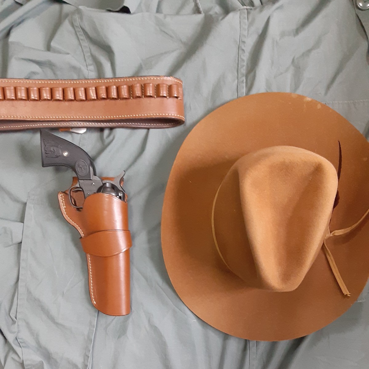 タナカSAAデタッチャブル COWBOY SET メーカー不明 ガンベルト 62cm 