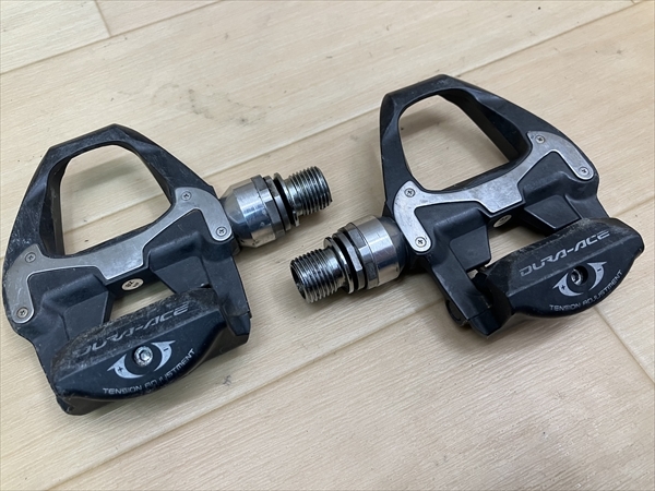 1円スタート売り切り!! SHIMANO DURA-ACE PD-9000 SPD-SL 249g シマノ デュラエース ビンディングペダル ロードバイク 送料520円!! A-249