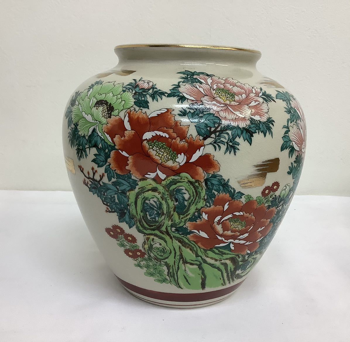 九谷焼 花瓶 おまとめ7点 花器 壷 陶器 木箱 共箱 彩仙 龍仙 龍山 昇竜