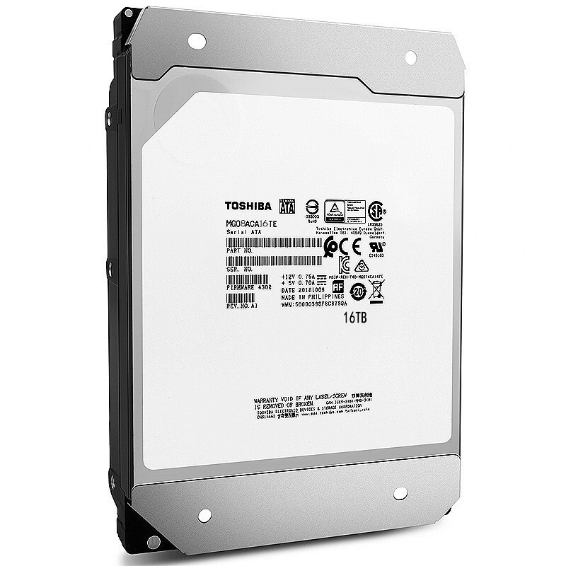 HDD TOSHIBA MG08ACA16TE 16TB 3.5インチ 7200rpm 6Gb/s SATA3 SATA 中古