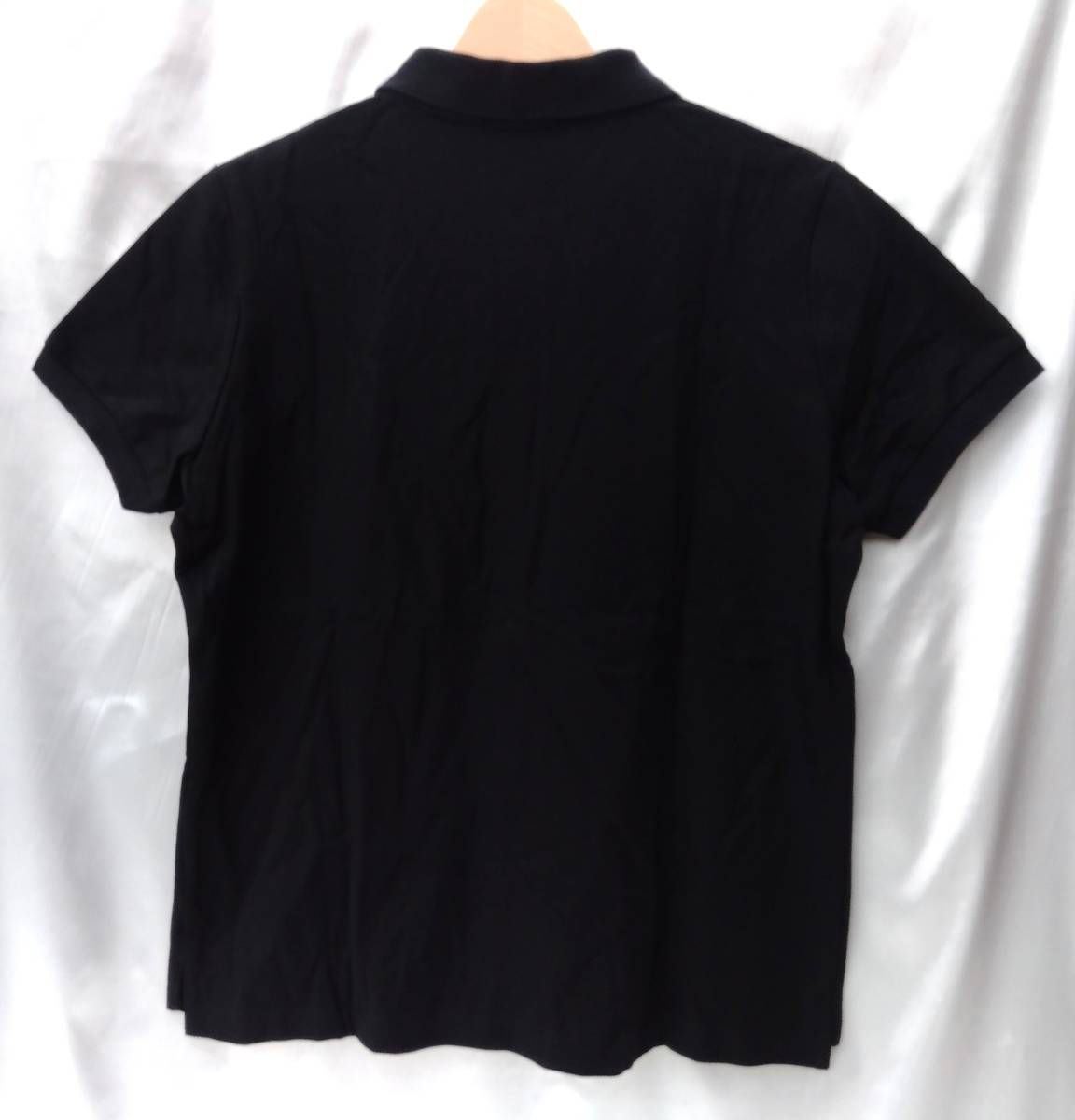 未使用 BURBERRY LONDON バーバリー 半袖ポロシャツ サイズ6 タグ付きブラック 黒 ノバチェック カットソー レディース