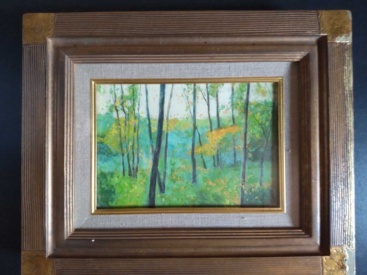 保管品 油彩画 一枚の繪取り扱い作家 北村 巖 (武蔵野) SMホール 肉筆