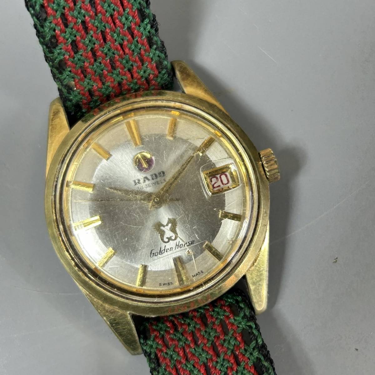 ☆RADO/ラドー GOLDEN HORSE/ゴールデンホース 手巻き式　腕時計 345602 動作品（中古品・現状品・保管品）☆