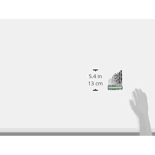 トップマイティ 六角軸先三角木工ドリル 10本組_3