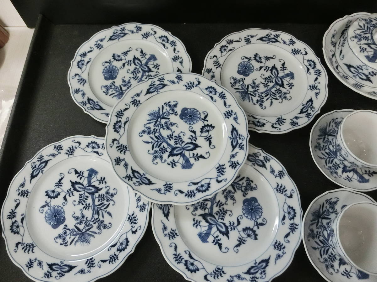 Blue Danube ブルーダニューブ カップ&ソーサー 6客 ＋ソーサー2枚