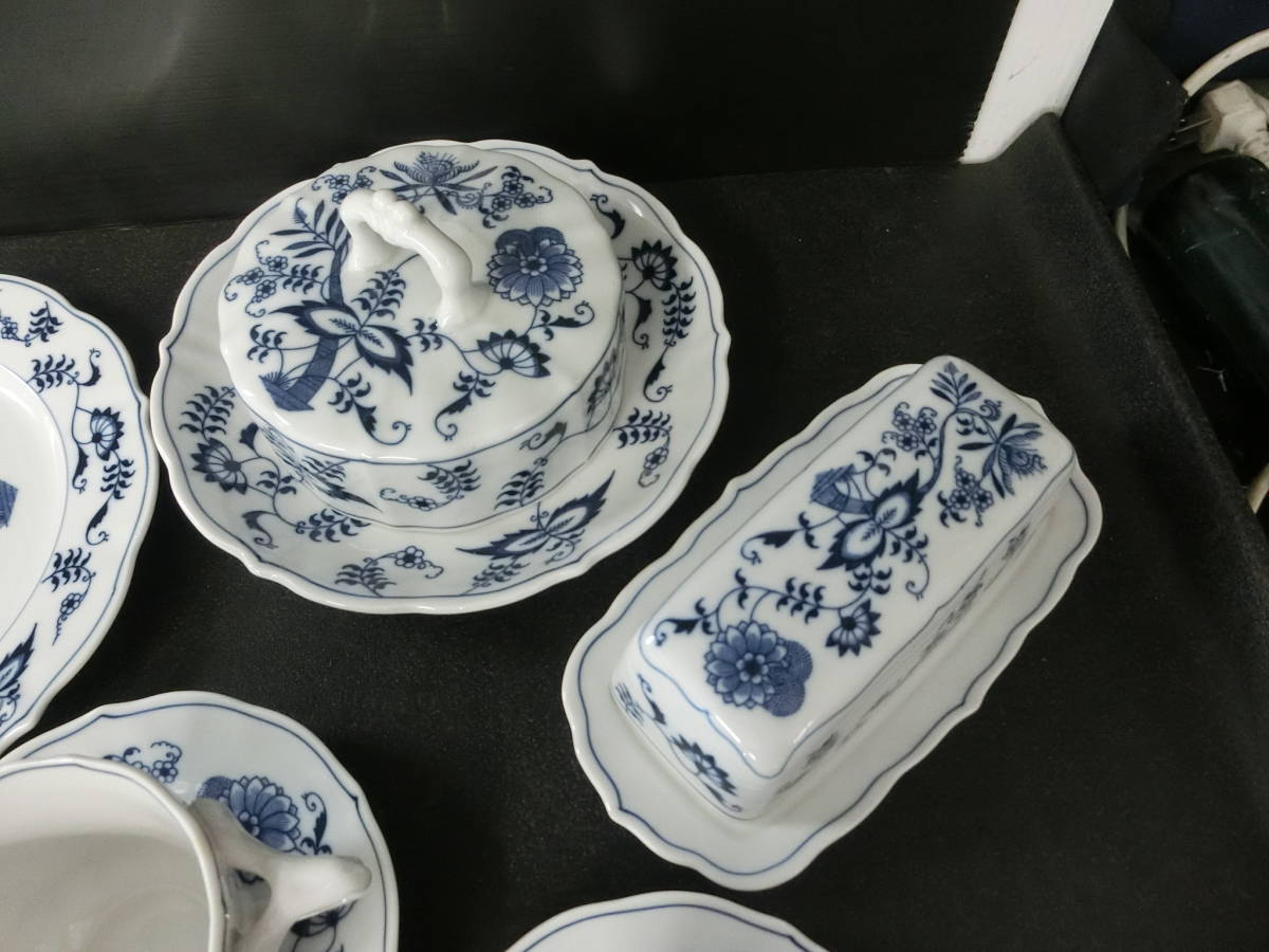 Blue Danube ブルーダニューブ カップ&ソーサー 6客 ＋ソーサー2枚