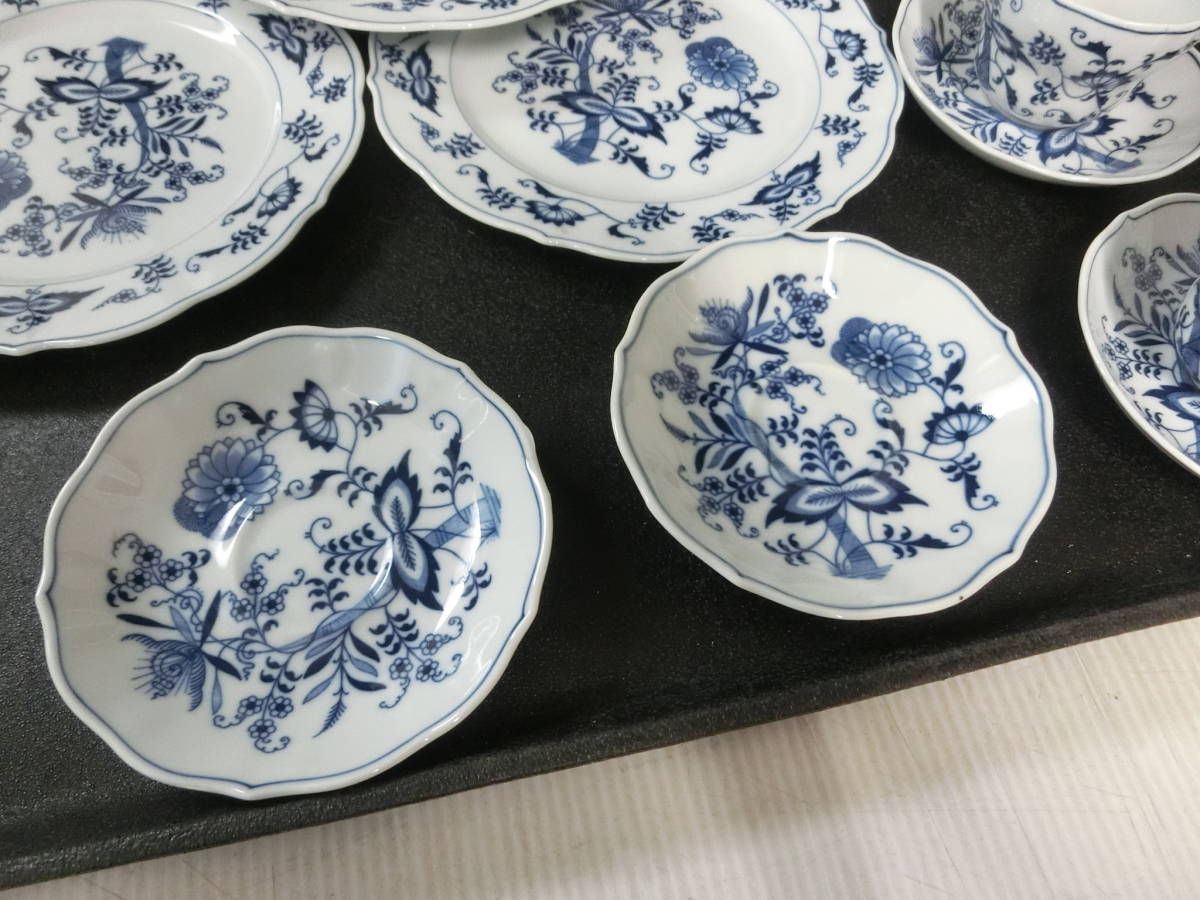 Blue Danube ブルーダニューブ カップ&ソーサー 6客 ＋ソーサー2枚