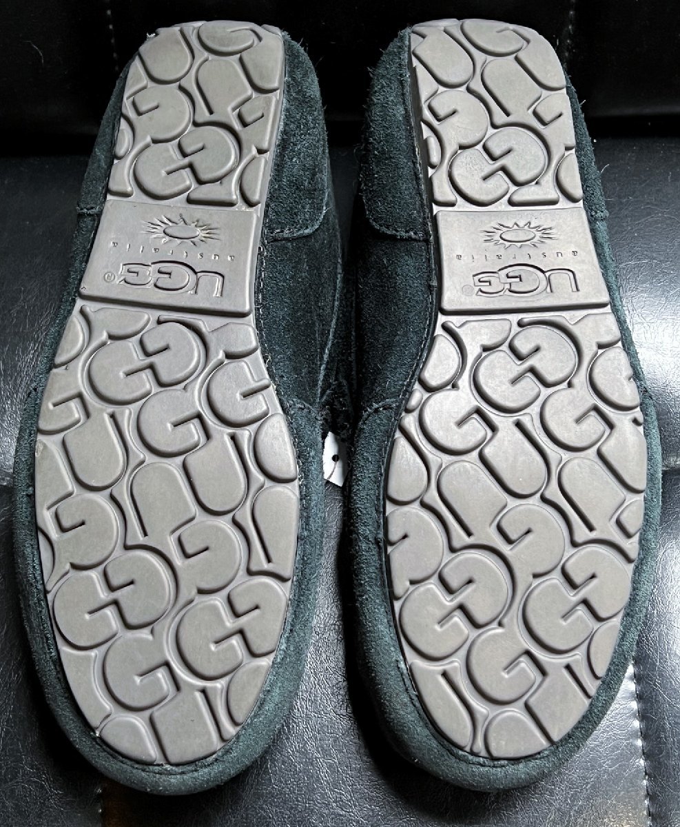 UGG australia スエード タッセル スリッポン BOYLAN ボイラン 黒 25cm