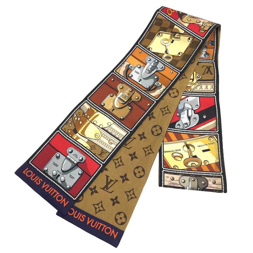 ルイヴィトン LOUIS VUITTON バンドー・ロック イット タイスカーフ a7782