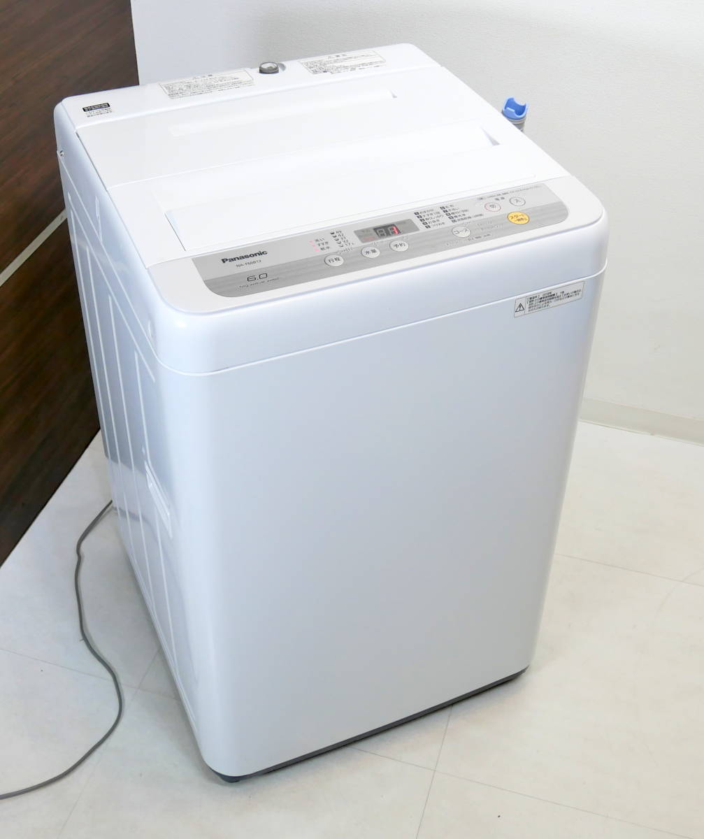 ★送料無料★(R505-B86)良品 Panasonic NA-F60B12 全自動洗濯機 2018年製 パナソニック