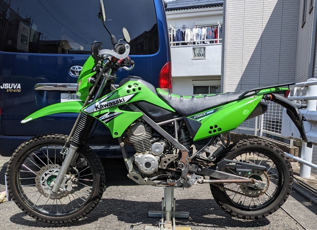 カワサキ D-TRACKER125 KLX125仕様 カスタム多数 150cc ライムグリーン カワサキ D-TRACKER125 KLX125仕様 カスタム多数 150cc ライムグリーン