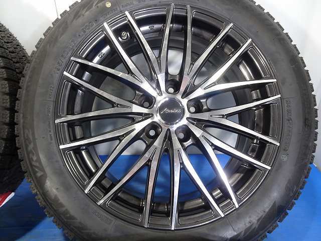 福島発】195/60R17 17x7J +38 5穴 114.3【ANEVIAS】未使用タイヤ付き 