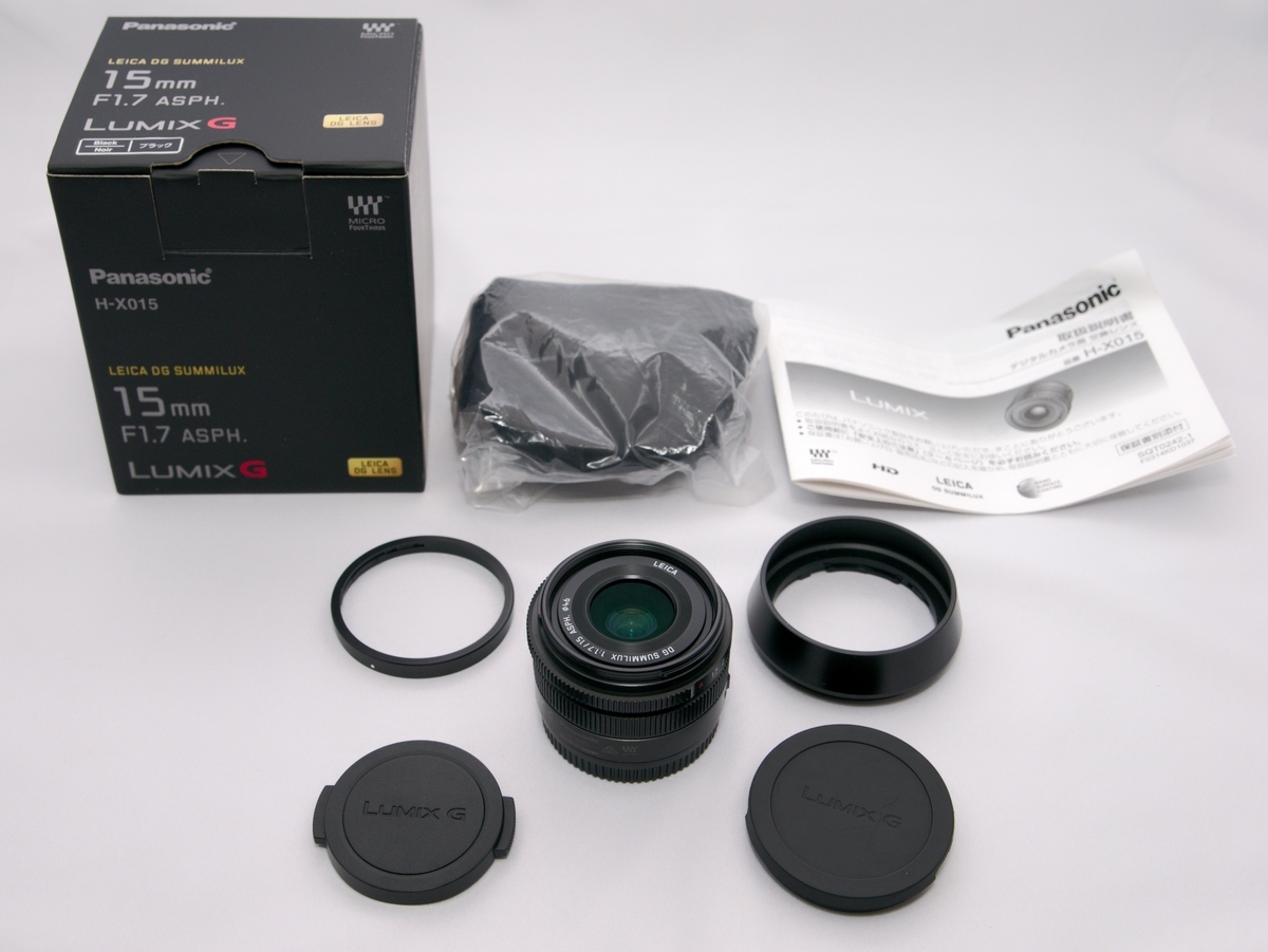 LEICA DG SUMMILUX 15mm/F1.7 ASPH. H-X015-K [ブラック] 【公式通販】
