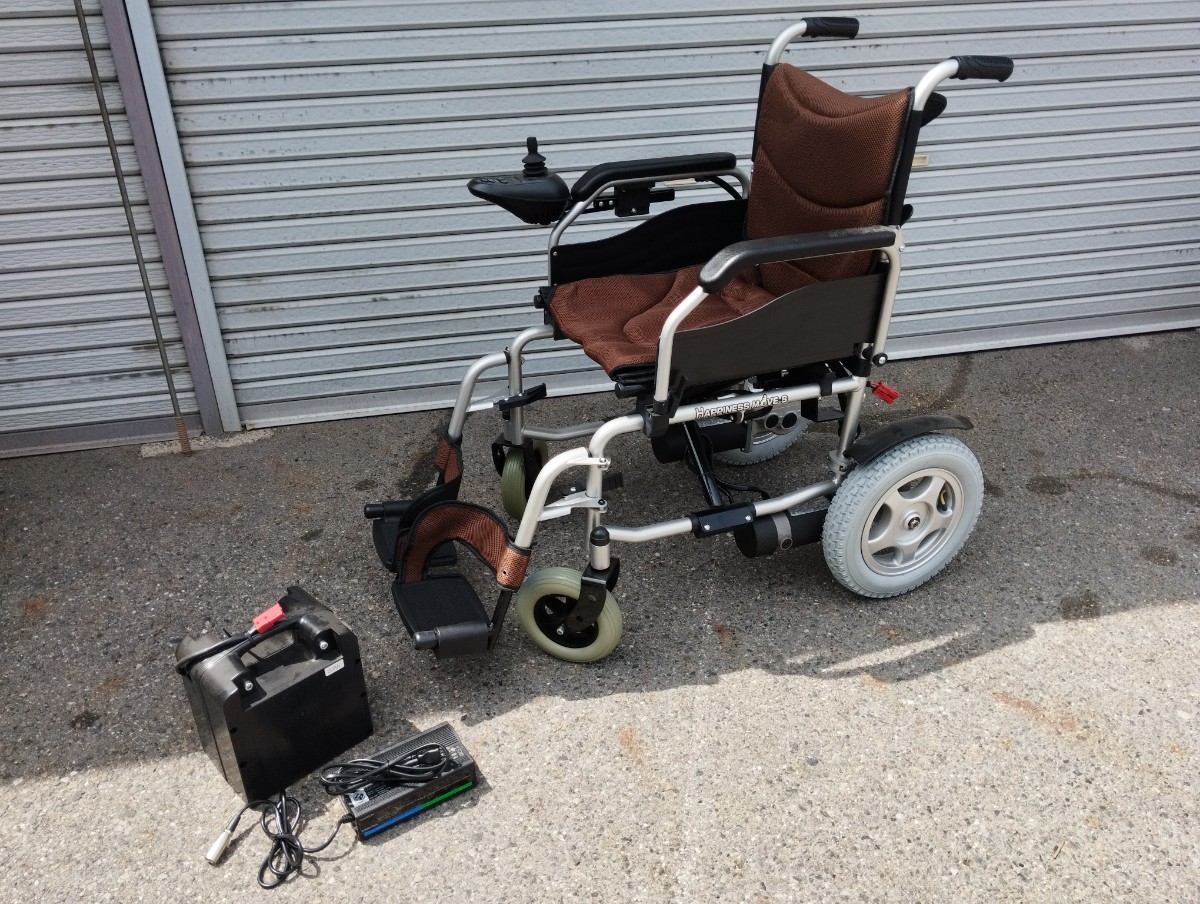 ○①電動車いす HAPPINESS MOVE-S YA317A/B 車イス 介護用品 自走用 