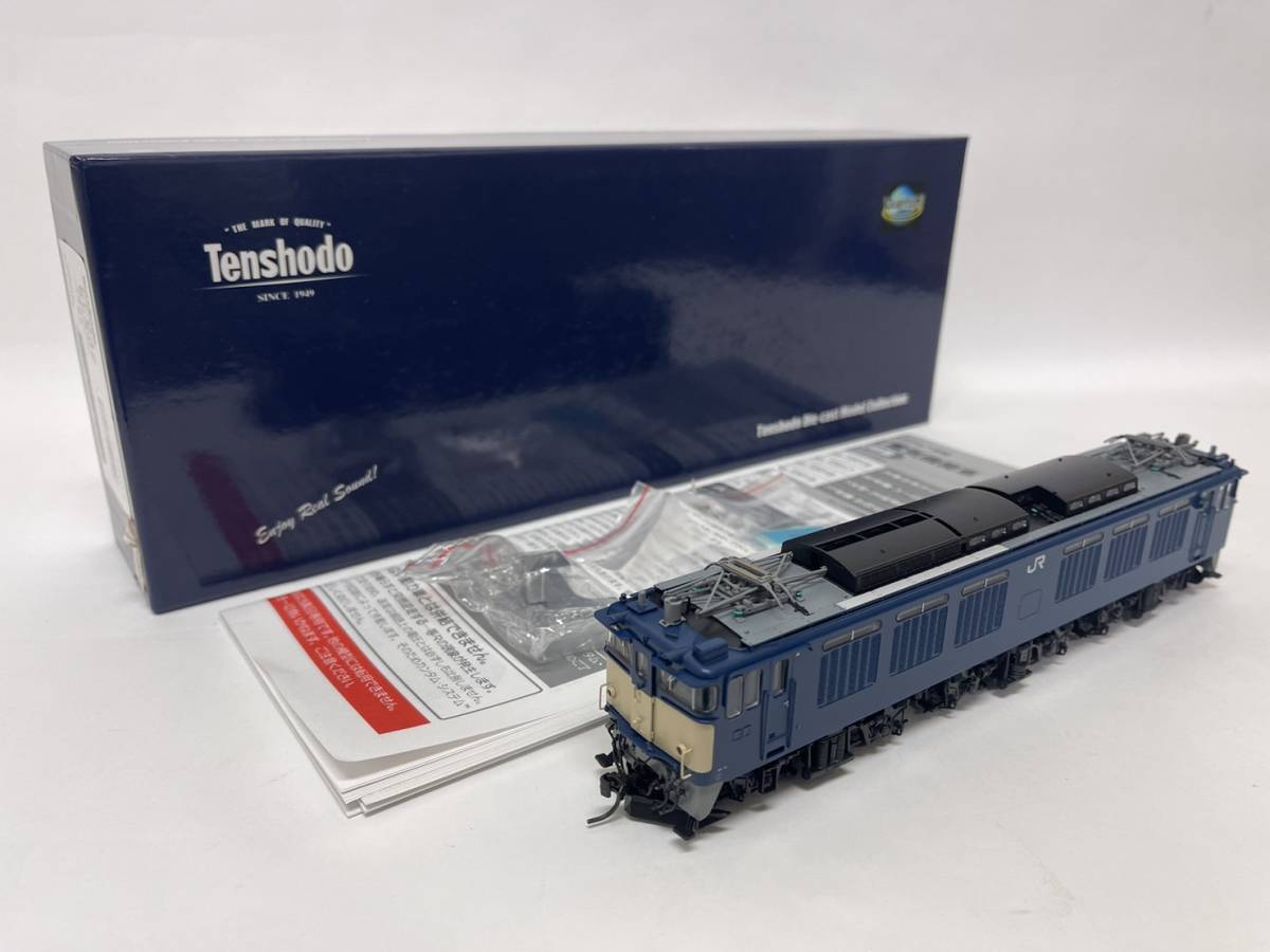 【ST12721AT】天賞堂 Tenshodo 72015 EF64形電気機関車 0番代5次形 JR東日本タイプ カンタム HOゲージ 青色 機関車 ※動作/通電未確認
