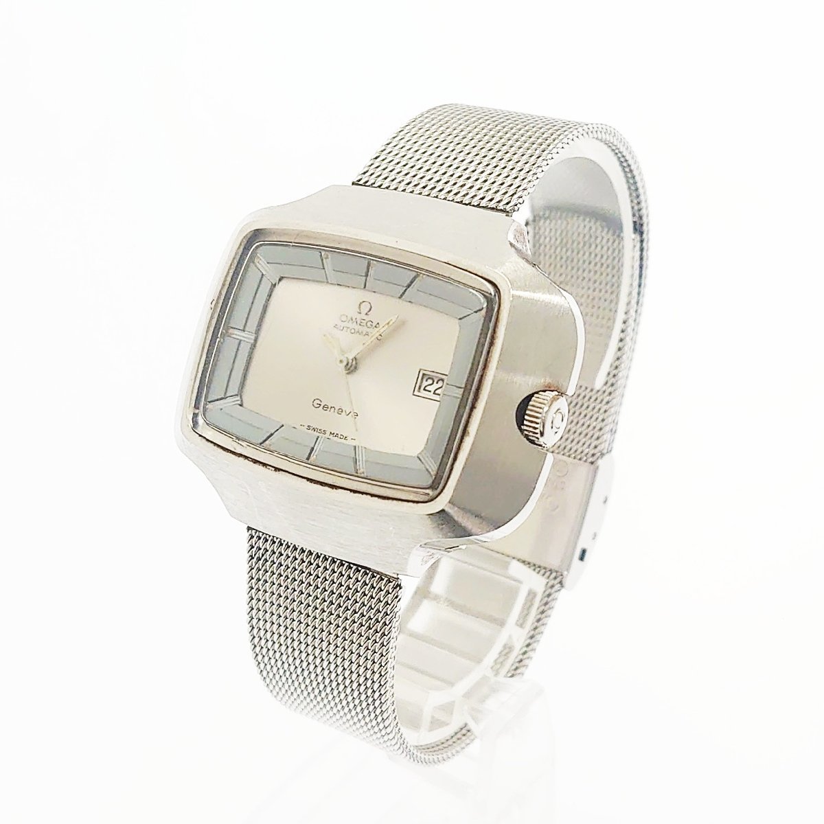 パーツ代 1円スタート】【ヴィンテージ】OMEGA オメガ ジュネーブ SS スクエア