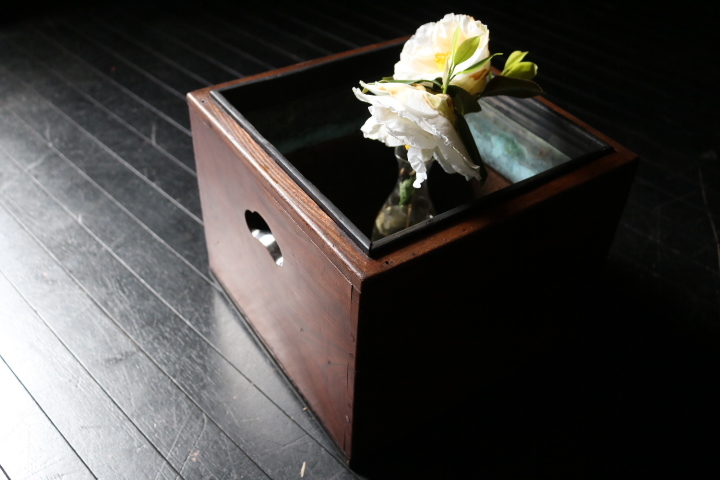 A-82.アンティーク！和モダン！古い火鉢山形県庄内地方手焙り火鉢欅大正十二年黒柿　#大正浪漫 #古民家 #古道具 #古民藝