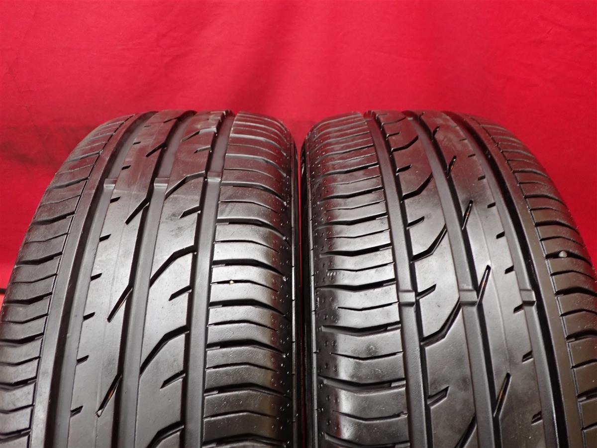 中古タイヤ 185/50R16 81H 2本セット コンチネンタル コンチ プレミアム コンタクト2 8.5分山★n16 アップ!