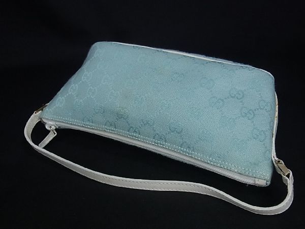 1円 GUCCI グッチ 002058 039 1103 GG柄 GGキャンバス×レザー