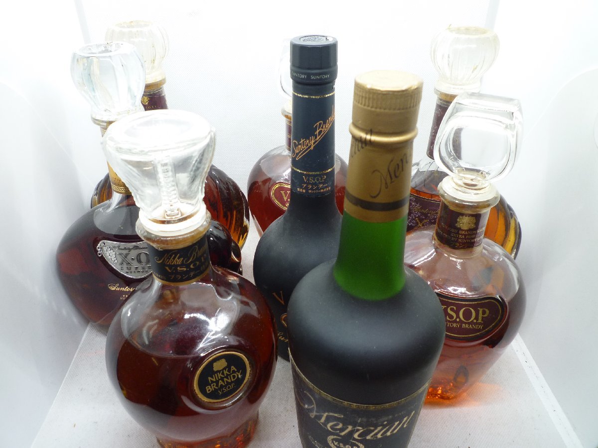 古酒 未開栓】【1000円スタート】国産ブランデー 8本 /Suntory X.O