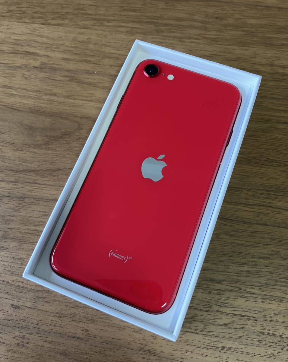 残債なし iPhone SE 第二世代 RED 64G(iPhone)｜売買されたオークション
