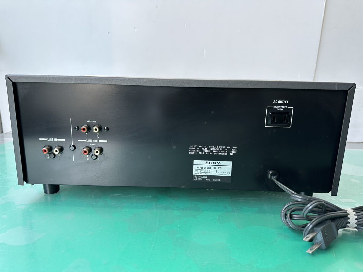 SONY ソニーTC-K333ESL3ヘッドカセットデッキ ジャンク通電確認のみ