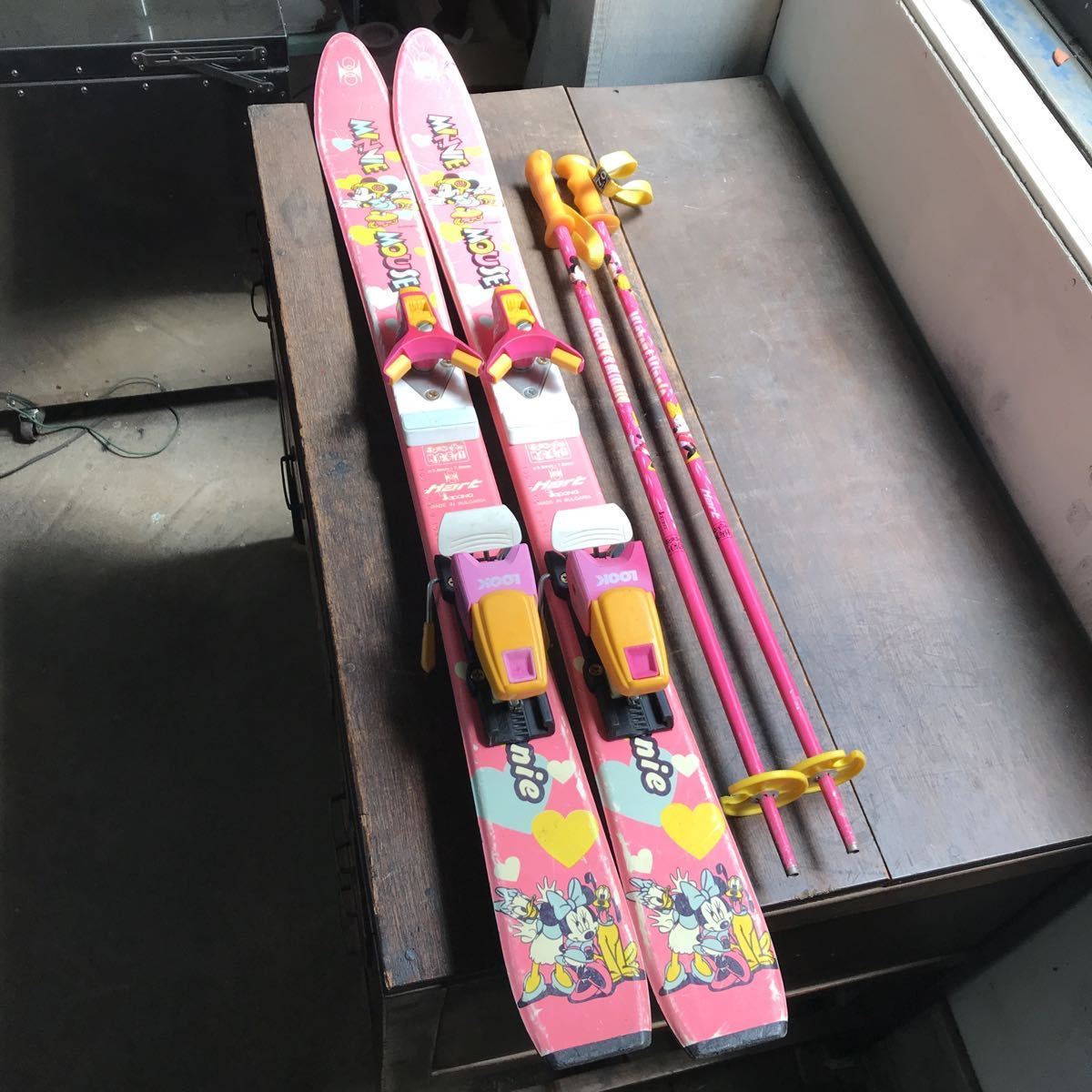 子供用 スキー ブーツ ストックセット